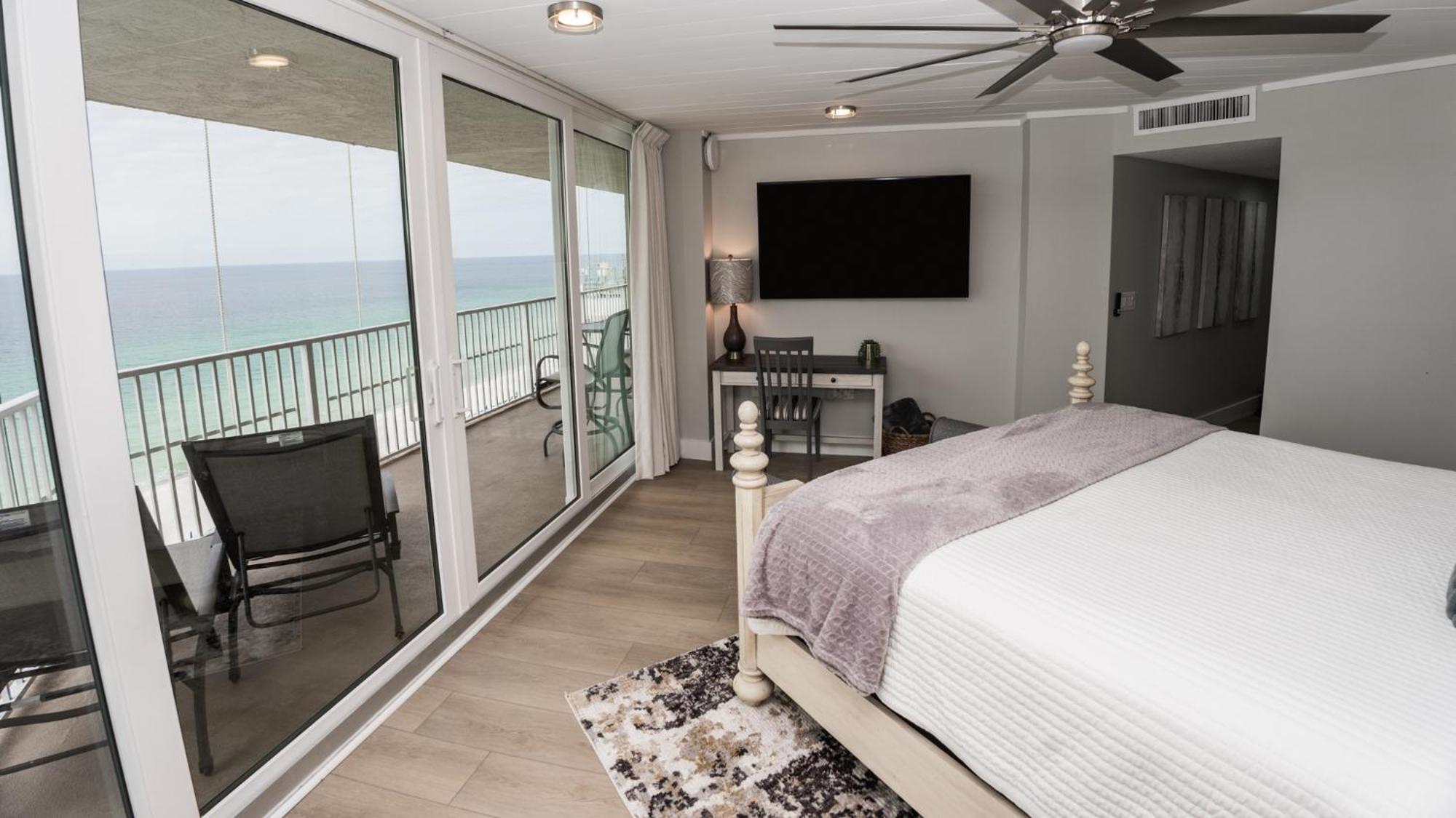 New Rental - 3Br 3Ba Corner Beachfront - 2024 Remodel - 3 Pools, Tiki Hut, Gym, Tennis Panama City Beach Kültér fotó