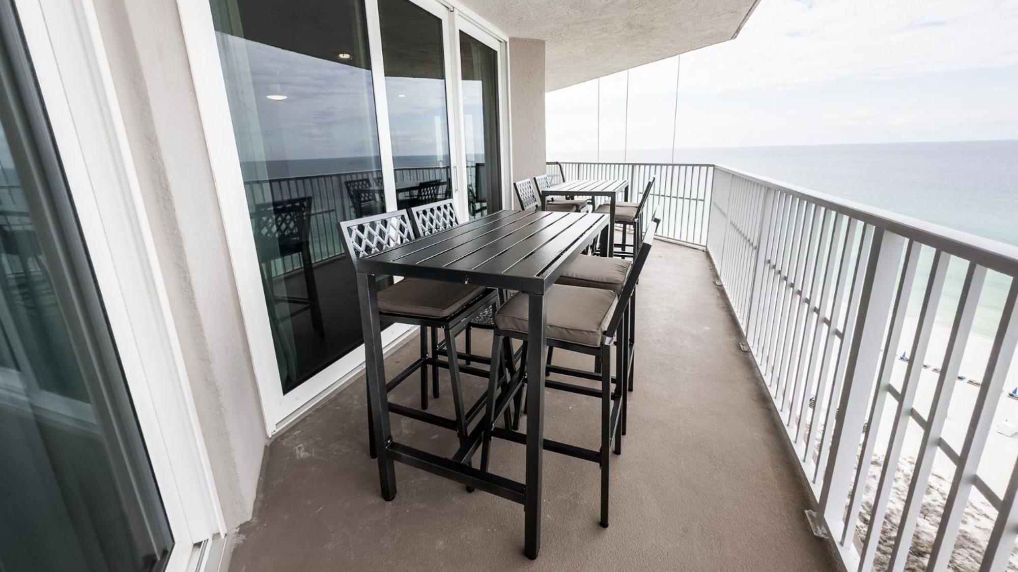 New Rental - 3Br 3Ba Corner Beachfront - 2024 Remodel - 3 Pools, Tiki Hut, Gym, Tennis Panama City Beach Kültér fotó