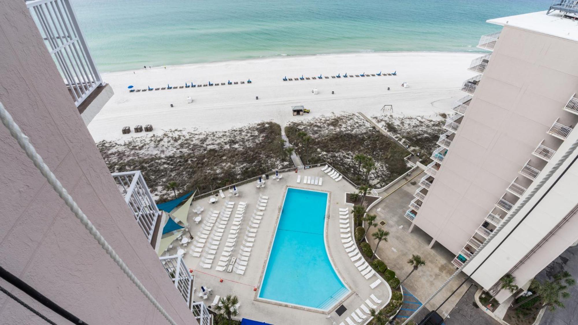 New Rental - 3Br 3Ba Corner Beachfront - 2024 Remodel - 3 Pools, Tiki Hut, Gym, Tennis Panama City Beach Kültér fotó