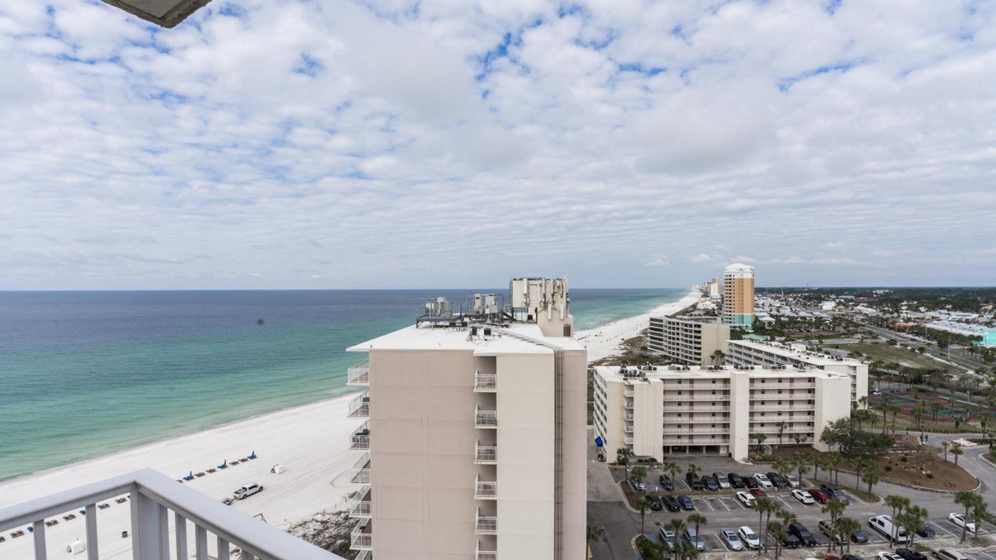 New Rental - 3Br 3Ba Corner Beachfront - 2024 Remodel - 3 Pools, Tiki Hut, Gym, Tennis Panama City Beach Kültér fotó